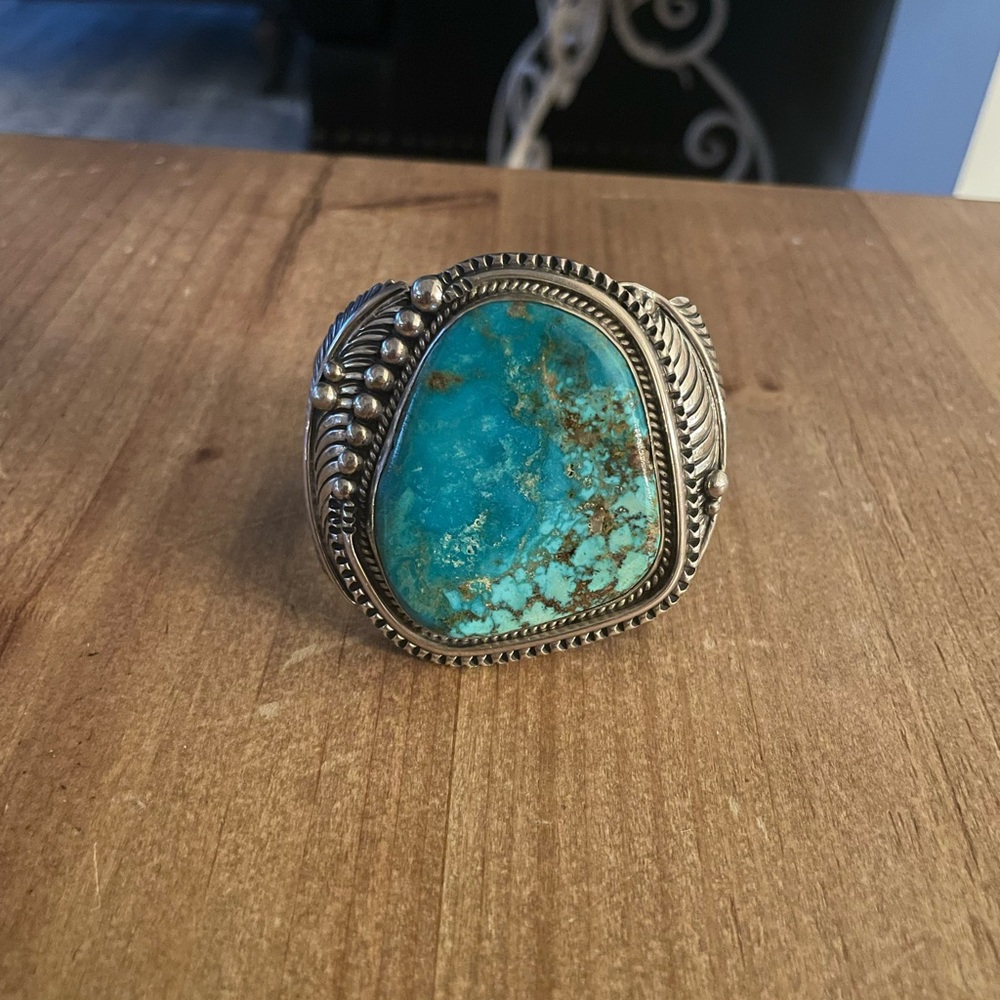 Turquoise cuff bracelet